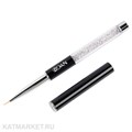BQAN Кисть со стразами черная 7мм 61103001