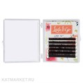 Lash&Go Коричневые ресницы микс 0,10/D/8-13 mm Эспрессо (6 линий) 81205202