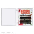 Lash&Go Цветные ресницы микс 0,10/D/8-13 mm Пепельный (6 линий) 81206201