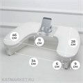 Маникюрная подставка бабочка белая с держателем под телефон 60808421