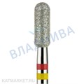 Владмива Фреза алмазная, цилиндр скругленный 3,1 мм, красно-желтая 806.104.141.514.031G 70613431