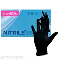 MediOk черные S 100шт Перчатки нитриловые Black+ 60417672