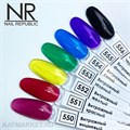 NR 10мл Витражный гель-лак 551 красный 11720551