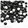 Стразы стекло, Черные ss4(1.5мм) 200шт 61305092