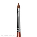 Roubloff GN93R Кисть Лепесток для геля из коричневой синтетики #5 61104045