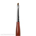 Roubloff GN63R Кисть наклонная для геля из коричневой синтетики #2 61104052