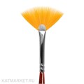 Roubloff DC73R Кисть веерная из рыжей синтетики #0 61104211
