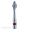 Владмива Фреза алмазная, пламя-пуля 2,5 мм, красная 806.104.257.514.025 70603125