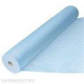 Простыни 70х200 в рулоне 100шт Стандарт голубые 60422002