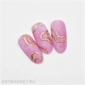 PN 5г Liquid Steel Гель-краска золото с зеркальным эффектом 10989402