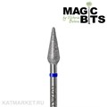 Magic Bits Фреза алмазная капля педикюрная 4,2мм, средний, КАПс 71102342
