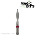 Magic Bits Фреза алмазная пламя острый кончик 1,8мм, мягкий, НАПлК18 71106118