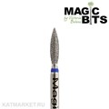 Magic Bits Фреза алмазная пламя острый кончик 2,3мм, средний, НАПлС23 71106323