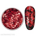 Пигмент Юки хлопья в баночке 04 красные 60901004