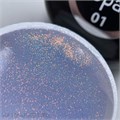 Grattol 15мл Opal 01 Гель для моделирования с шиммером 10630101