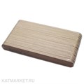 Пилка SunShine тонкая деревянная 100/180 коричневая, блок 50шт (1шт-14,4р) 60615013