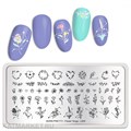 BornPretty Пластина для стемпинга Flower Tango L004 60501064