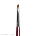 Roubloff Sa04 Кисть наклонная из синтетики имитация колонка для подводки ресничного края и оформления бровей #4 61107004