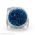 Камни для дизайна в баночке, темно-синие 61008103