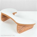 Маникюрная подставка бабочка белая, орех 60808432