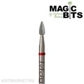 Magic Bits Фреза алмазная пуля 2,4мм, мягкий, НаПулК24 71113124