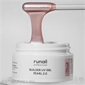 Runail 9960 Моделирующий УФ-гель c жемчужным эффектом Builder UV Gel Pearl 2.0 банка 15г 13506060
