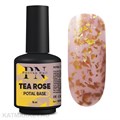 PN 16мл Potal Tea Rose Каучуковая розовая база с золотой поталью 10986103