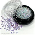 Sparkly дизайн треугольники, ультрафиолет 61004003